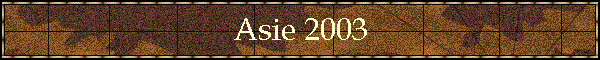 Asie 2003